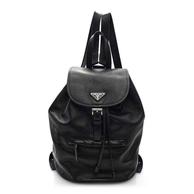 Calfskin Backpack Black
