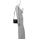 Calfskin Y Quilted Monogram Toy Loulou Crossbody Bag Black