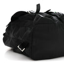 Re-Nylon Vela Saffiano Medium Backpack Black