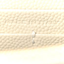 Grain De Poudre Matelasse Chevron Monogram Envelope Chain Wallet Crema Soft