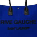Wool Rive Gauche Tote Blue
