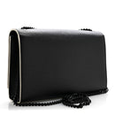 Grain De Poudre Medium Classic Monogram Kate Satchel Black White