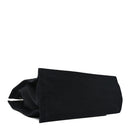 Linen Calfskin Rive Gauche North South Tote Black