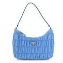 Tessuto Nylon Gaufre Shoulder Bag Pervinca