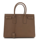 Grained Calfskin Large Sac de Jour Carryall Taupe