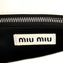 Nappa Matelasse Wicker Basket Bag White Miele