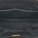 Saffiano Lux Medium Galleria Double Zip Tote Black