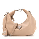 Tessuto Nylon Saffiano Re-Edition 2006 Shoulder Bag Cammeo