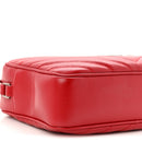 Calfskin Matelasse Monogram Lou Camera Bag Rouge Eros
