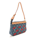 LV X TM Monogram Denim Cerises Pochette Accessories Blue