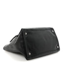 Glace Calf Twin Pocket Tote Black