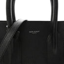 Grained Calfskin Small Sac De Jour Black