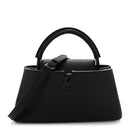 Taurillon Capucines East West MM Matte Black
