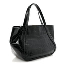 Calfskin Crocodile Embossed Small Greca Goddess Shoulder Bag