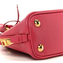 Saffiano Lux Mini Promenade Tote Fuxia