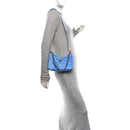 Re-Nylon Saffiano Stitched Mini Re-Edition 1995 Chaine Shoulder Bag Blue