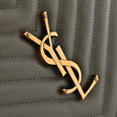 Calfskin Matelasse Monogram Lou Camera Bag Dusty Grey