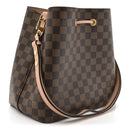 Damier Ebene Neonoe MM Venus Pink