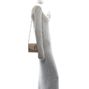 Grain De Poudre Monogram Uptown Chain Wallet Dark Beige