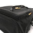 Saffiano Tessuto Nylon Mini Bucket Crossbody Bag Black