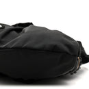 Tessuto Nylon Bead Evening Bag Black