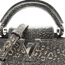 Lizard Mini Capucines Argento