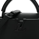 Taurillon Capucines East West MM Matte Black