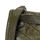Crinkled Lambskin Matelasse Monogram Baby Niki Chain Satchel Seawood