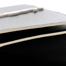 Grain De Poudre Medium Classic Monogram Kate Satchel Black White