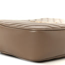 Calfskin Matelasse Monogram Lou Camera Bag Dark Beige