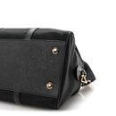 Re-Nylon Saffiano Medium Re-Edition 1978 Top Handle Bag Black