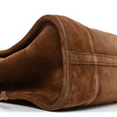 Suede Large Bonnie Shoulder Bag Cacao