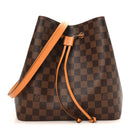 Damier Ebene Neonoe MM Safran