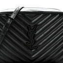 Calfskin Matelasse Monogram Monochrome Lou Camera Bag Black