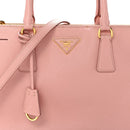 Saffiano Medium Galleria Double Zip Tote Orchidea