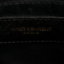 Grain de Poudre Calfskin Y Quilted Monogram Medium Loulou Chain Satchel Black