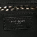 Raffia Linen Calfskin Rive Gauche Tote Naturale Black