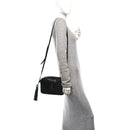 Calfskin Crocodile Embossed Monogram Lou Camera Bag Black