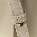Smooth Calfskin Medium Classic Monogram Cassandra Top Handle Crema Soft Rouge Legion