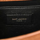 Suede Small Monogram Kate Satchel Macaron