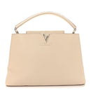 Taurillon Capucines MM Blanc Casse