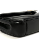 Lambskin Chevron Quilted Mini Loulou Black