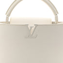 Taurillon Capucines East West MM Optic White