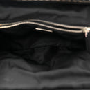 Tessuto Nylon Bead Evening Bag Black