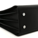 Grained Calfskin Small Sac De Jour Black