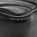 Calfskin Matelasse Monogram Lou Camera Bag Black