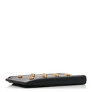 Nappa La Medusa Studded Zip Pouch Card Holder Black