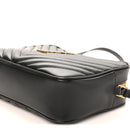 Calfskin Matelasse Monogram Lou Camera Bag Black