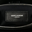 Calfskin Y Quilted Monogram Medium Loulou Chain Satchel Black