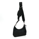 Re-Nylon Saffiano Re-Edition 2005 Shoulder Bag Black